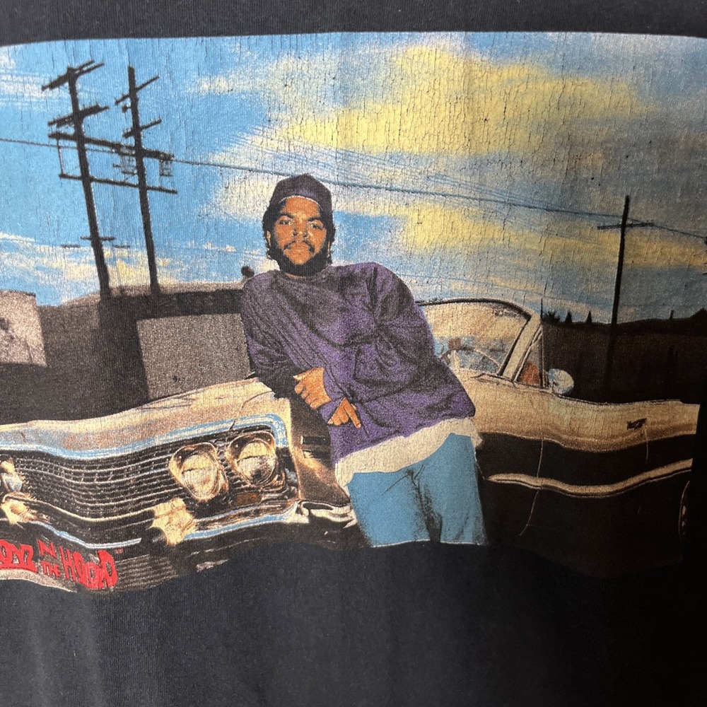 Boyz N The Hood Ice Cube Doughboy Graphic T-Shirt Black Large 2021 Movie Tee